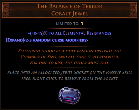 POE 3.22 New Uniques - The Balance Of Terror