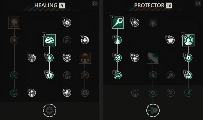 New World Heal Flail Build Skill Tree 2