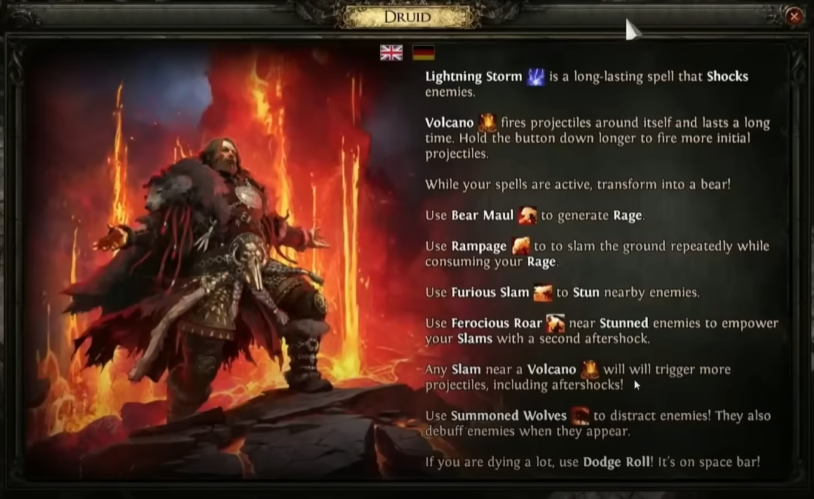 POE 2 Druid Skills