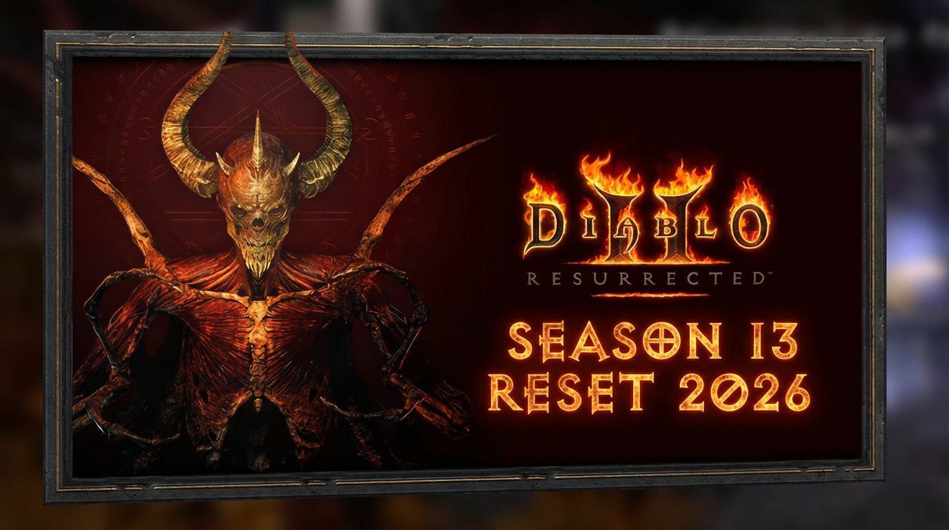 D2R Ladder Reset 2026 - Season 13 Start/End Dates & Content Leaks