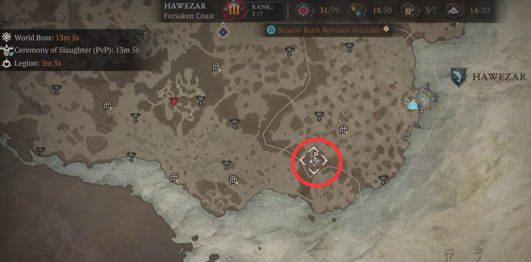 Diablo 4 Season 12 Silent Chest Spawn Location