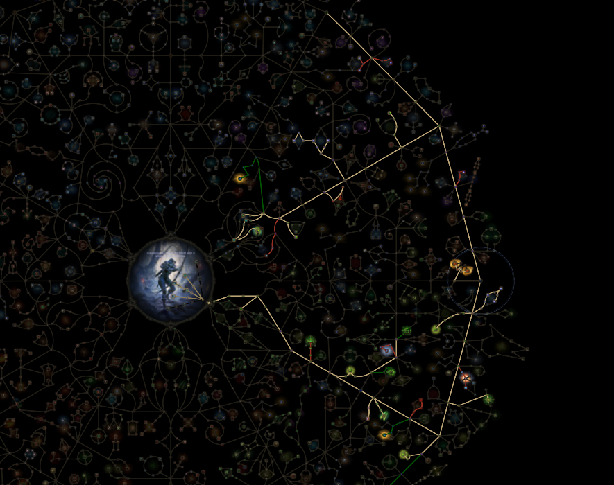 PoE 2 0.5 Ice Shot Snipe Deadeye Passive Tree