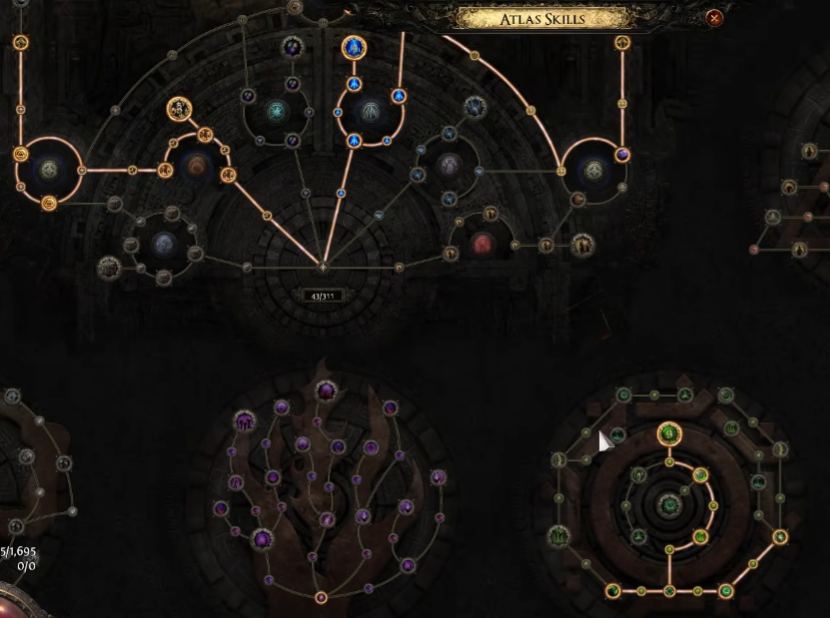 POE 2 0.5 Abyss Atals Tree