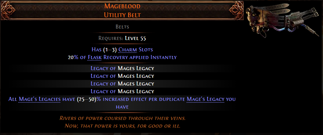 PoE 2 0.5 Mageblood