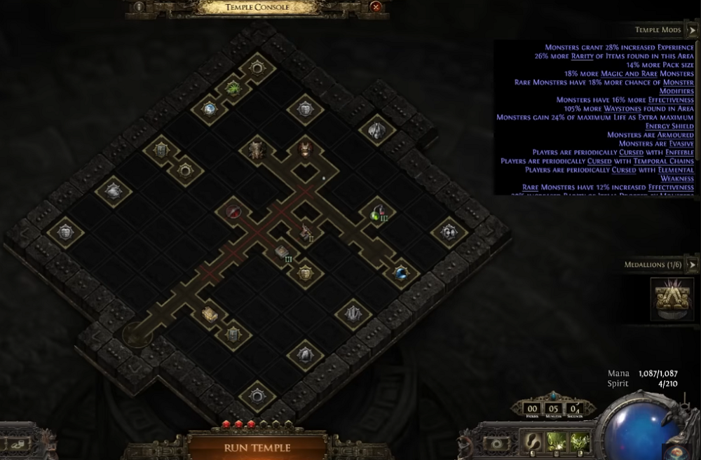 POE 2 0.5 Best Cheap Vaal Temple Layout & Farm