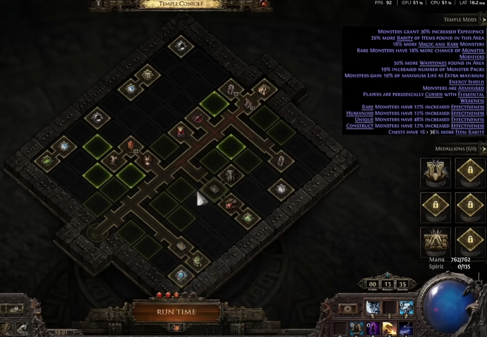 POE 2 0.5 Lineage Gem + Atziri Hybrid Vaal Temple Layout & Farm